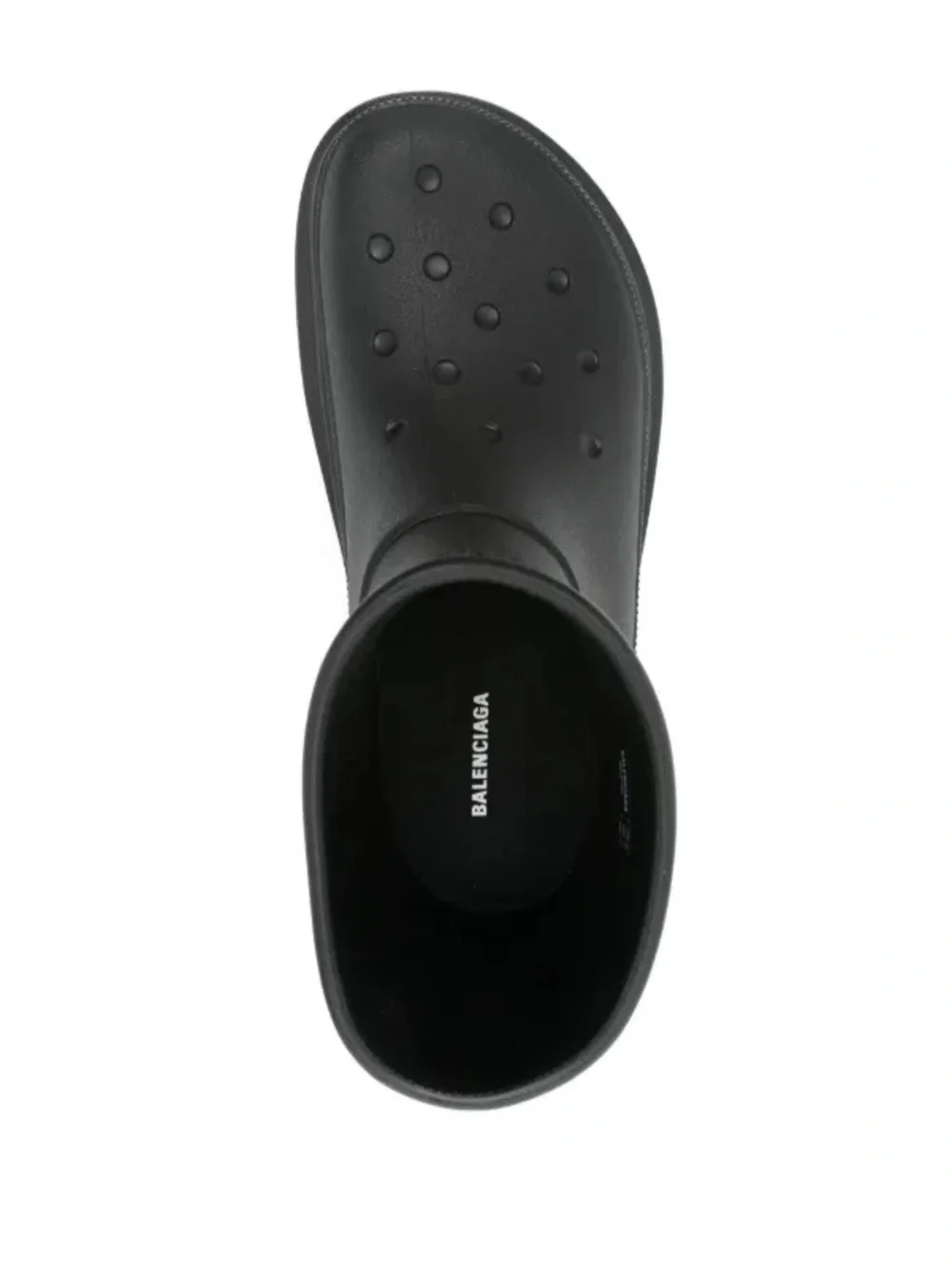 Balenciaga Crocs Black Ankle Rain Boots 41